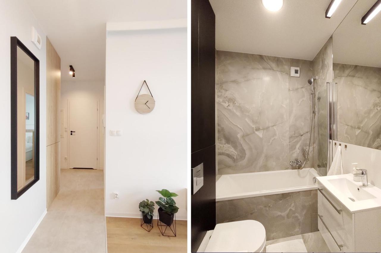 Elegant 3City Apartment With Parking In Gdansk By Noclegi Renters Eksteriør bilde
